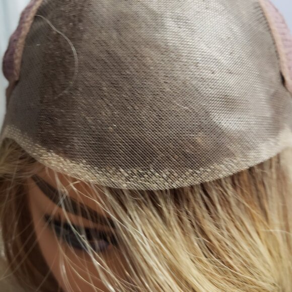 CHLOE "V" Wig, Belle Tress, Sunkissed Almond - R, HAND TIED, Ear to ear lace,NEW - Picture 9 of 12